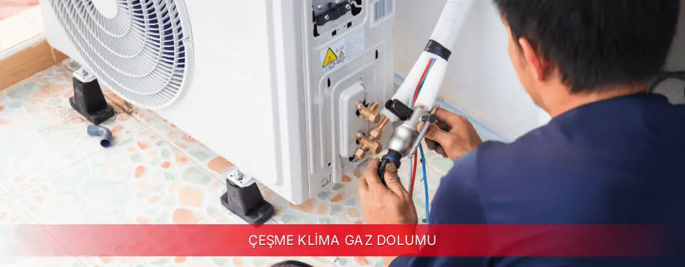 Çeşme İlçemi Mitsubishi Electric Klima Gaz Dolumu
